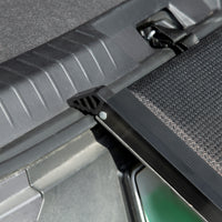 EasyComfort Rampa per Cani Pieghevole con Superficie Antiscivolo in MDF e Alluminio, 158x43.5x2.5 cm, Nero