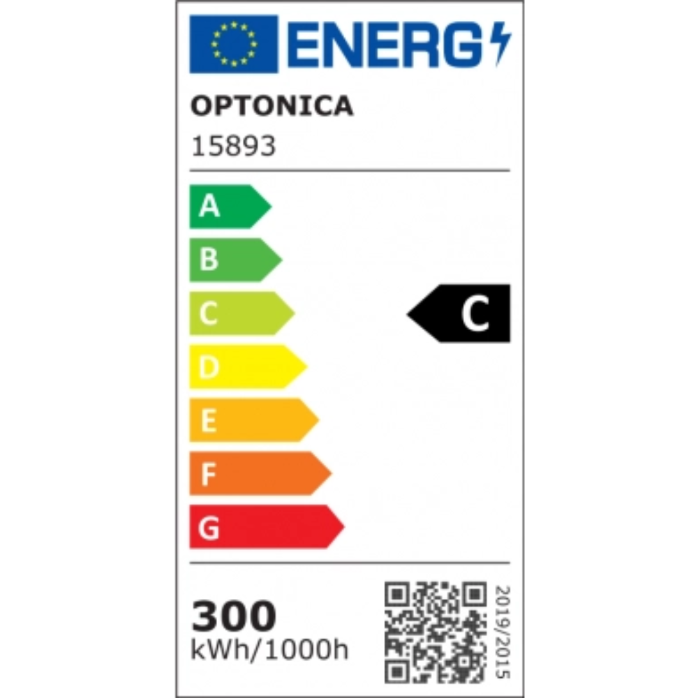 Optonica proiettore led smd corpo nero linea premium 6000k ip65 clip luminoso *** potenza 300w, confezione 1