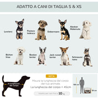 EasyComfort Trasportino per Cani e Gatti Pieghevole con Porta e Finestre in Rete, Tessuto Oxford e Acciaio, 70x51x59cm Marrone