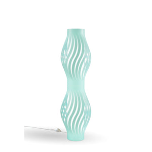 Piantana Moderna Helios Polilux ® Verde Pastello 2 Luci E27 H123Cm