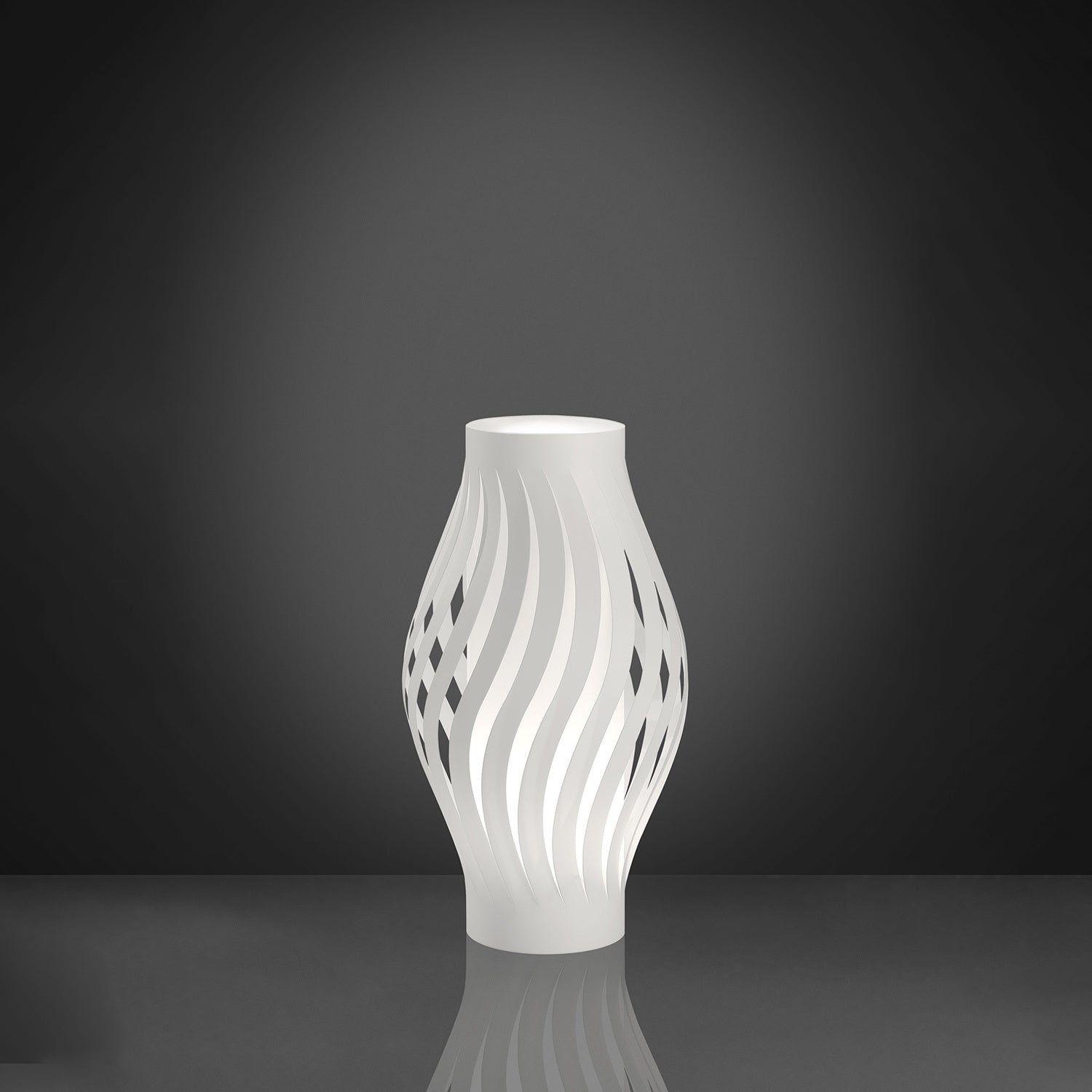 Lampada Da Scrivania-Ufficio Moderna Helios Polilux ® Bianco 1 Luce E14