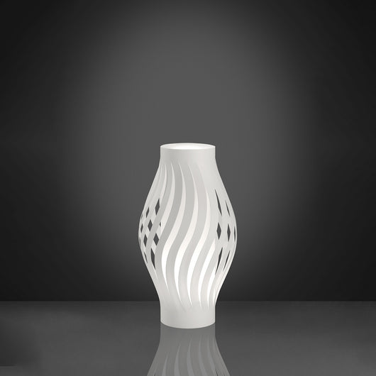 Lampada Da Scrivania-Ufficio Moderna Helios Polilux ® Bianco 1 Luce E14