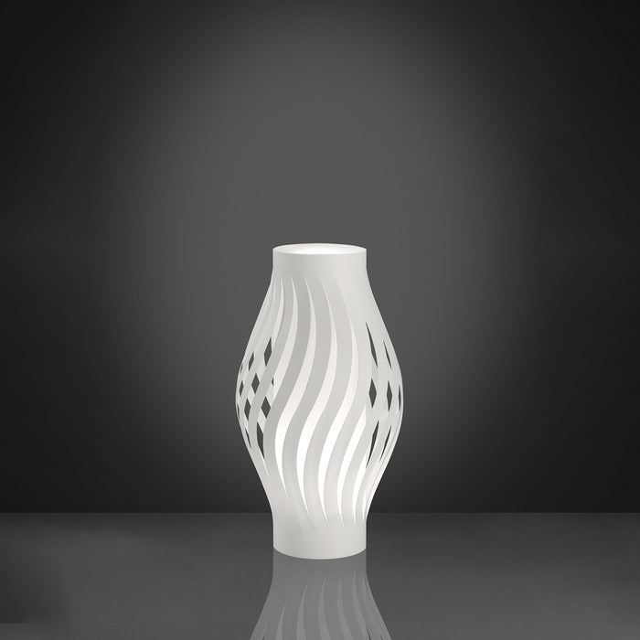 Lampada Da Scrivania-Ufficio Moderna Helios Polilux ® Bianco 1 Luce E14