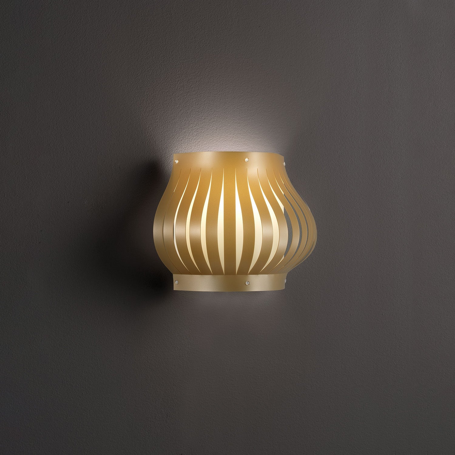 Applique Moderna Helios Polilux ® New Gold 1 Luce E27 H25Cm