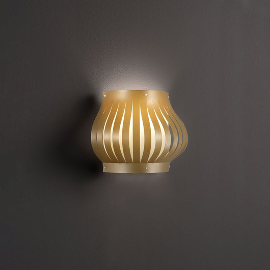 Applique Moderna Helios Polilux ® New Gold 1 Luce E27 H25Cm