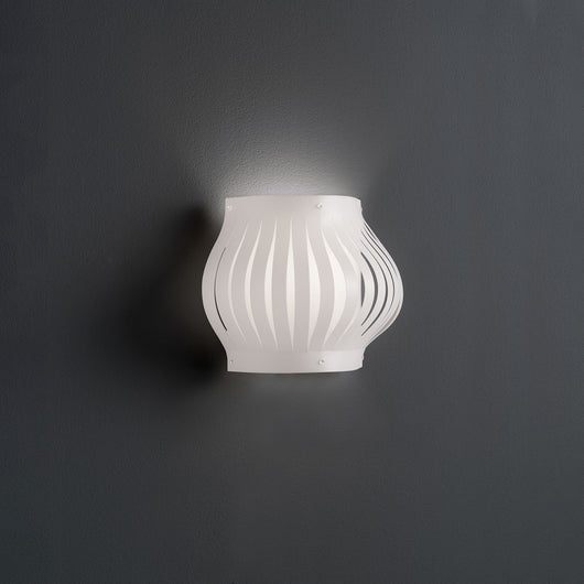 Applique Moderna Bianco E27 1 Luce Collezione Helios Linea Zero Design Elegante