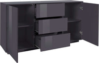 Credenza design moderno mobile soggiorno 160cm buffet Carat Report