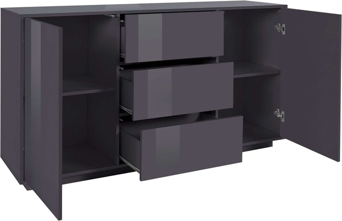 Credenza design moderno mobile soggiorno 160cm buffet Carat Report