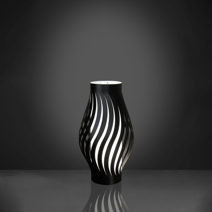 Lampada Da Scrivania-Ufficio Moderna Helios Polilux ® Nero 1 Luce E27