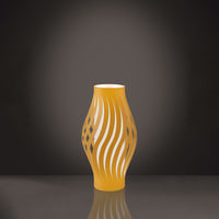 Lampada Da Scrivania Moderna Helios Polilux ® Ocra Pastello 1 Luce E27