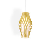 Sospensione Moderna Helios Polilux ® New Gold 1 Luce E27 H32Cm
