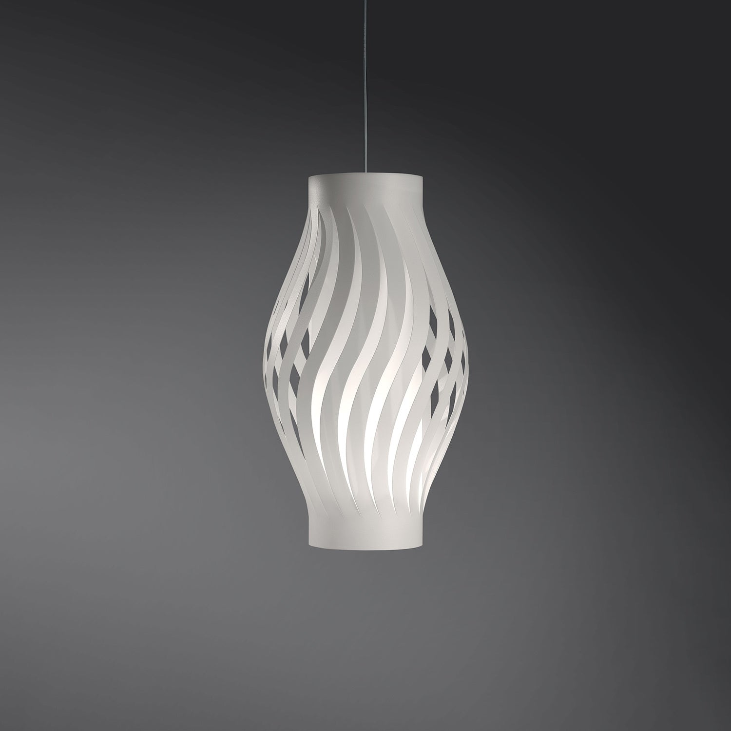 Sospensione Moderna Helios Polilux ® Bianco1 Luce E27