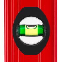 Big red 3 livella in alluminio 120 cm colore rosso