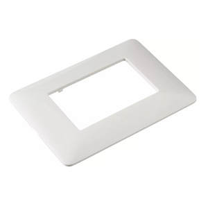 Bticino serie matixgo placche a 3 moduli in tecnopolimero varie finiture *** colore bianco, confezione 1