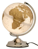 Mappamondo Silver New ConLuce Cm Ø 25X38