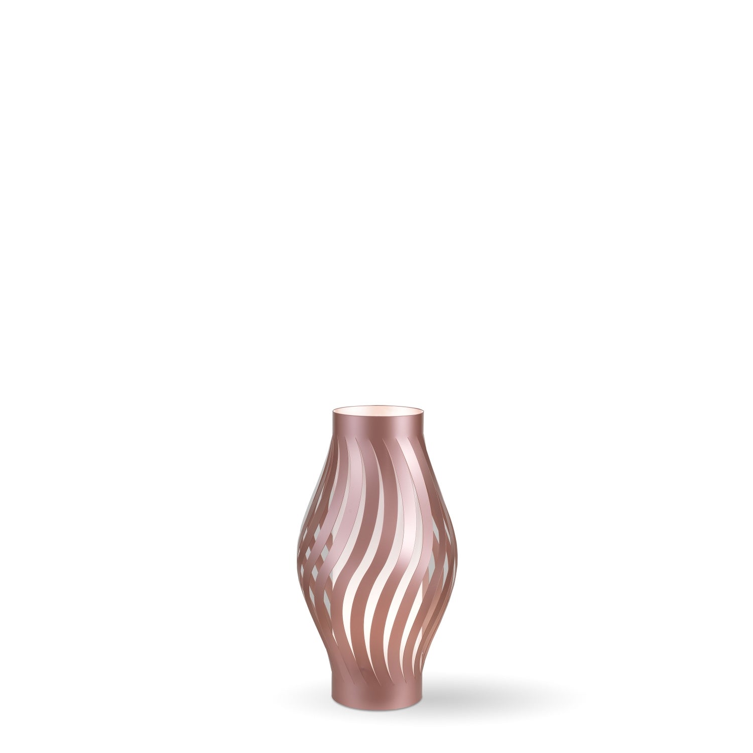 Lampada Da Scrivaniamoderno Helios Polilux ® Pink Metal 1 Luce E27 H61Cm