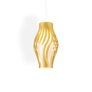 Sospensione Moderna Helios Polilux ® New Gold 1 Luce E27 H61Cm