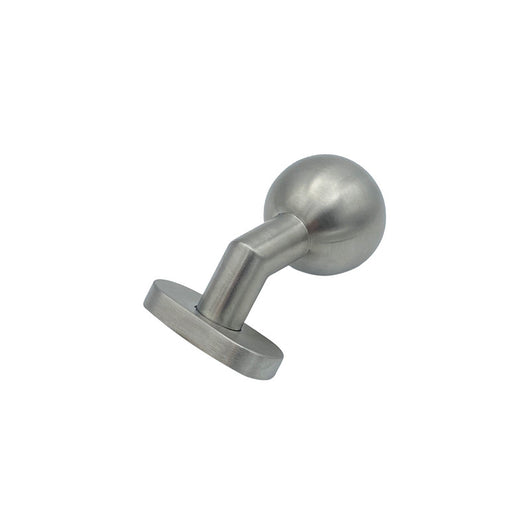 Pomolo fisso per porta SAGUATTI D69/50M in inox grigio satinato