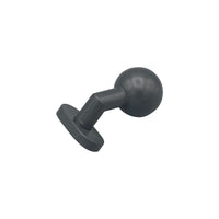 Pomolo fisso per porta SAGUATTI D69/50YA in inox grigio opaco