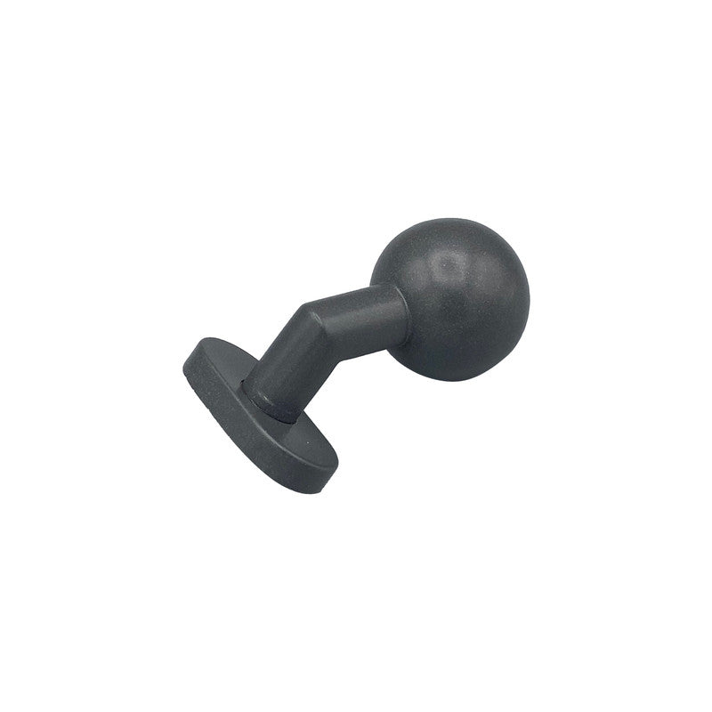 Pomolo fisso per porta SAGUATTI D69/50YA in inox grigio opaco