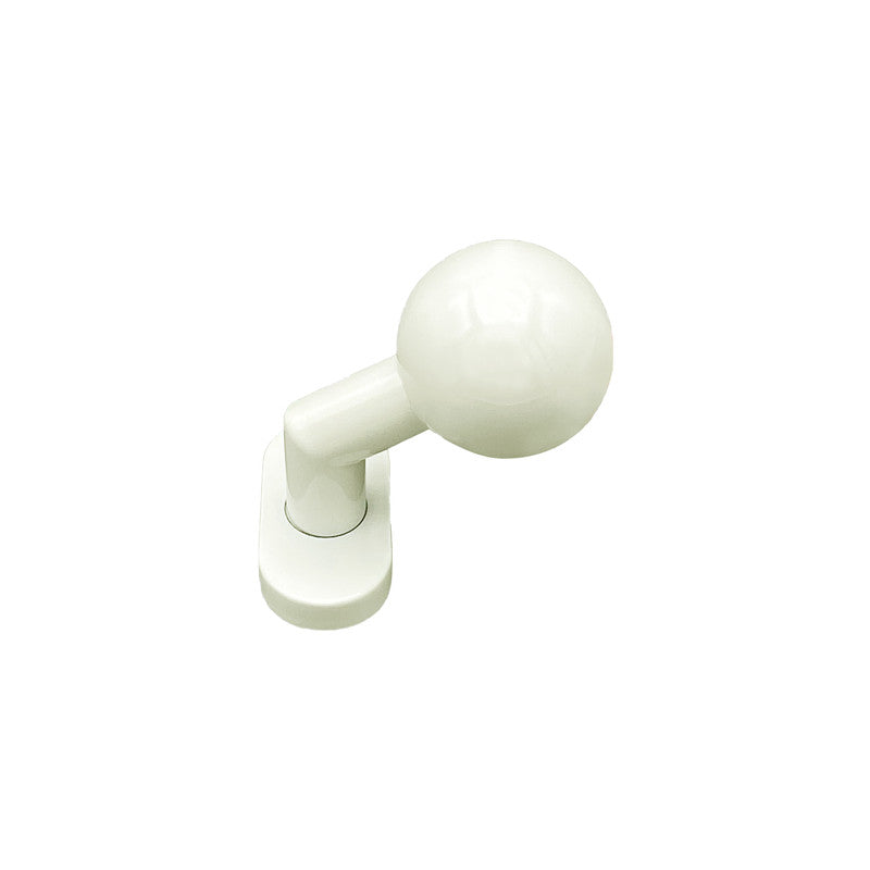Pomolo fisso per porta SAGUATTI D69/50K in inox bianco lucido