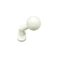 Pomolo fisso per porta SAGUATTI D69/50K in inox bianco lucido