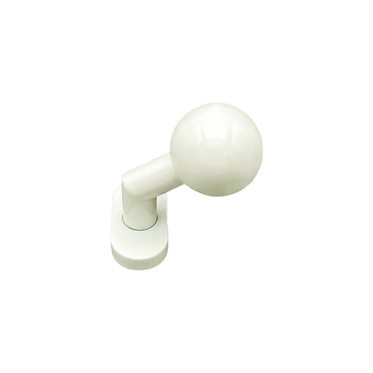 Pomolo fisso per porta SAGUATTI D69/50K in inox bianco lucido