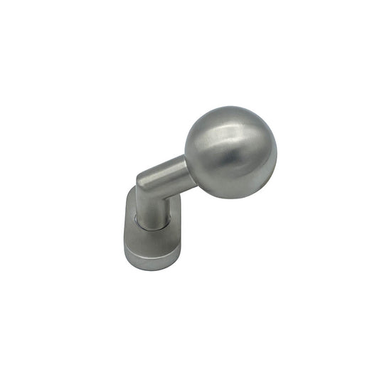Pomolo fisso per porta SAGUATTI D69/50M in inox grigio satinato