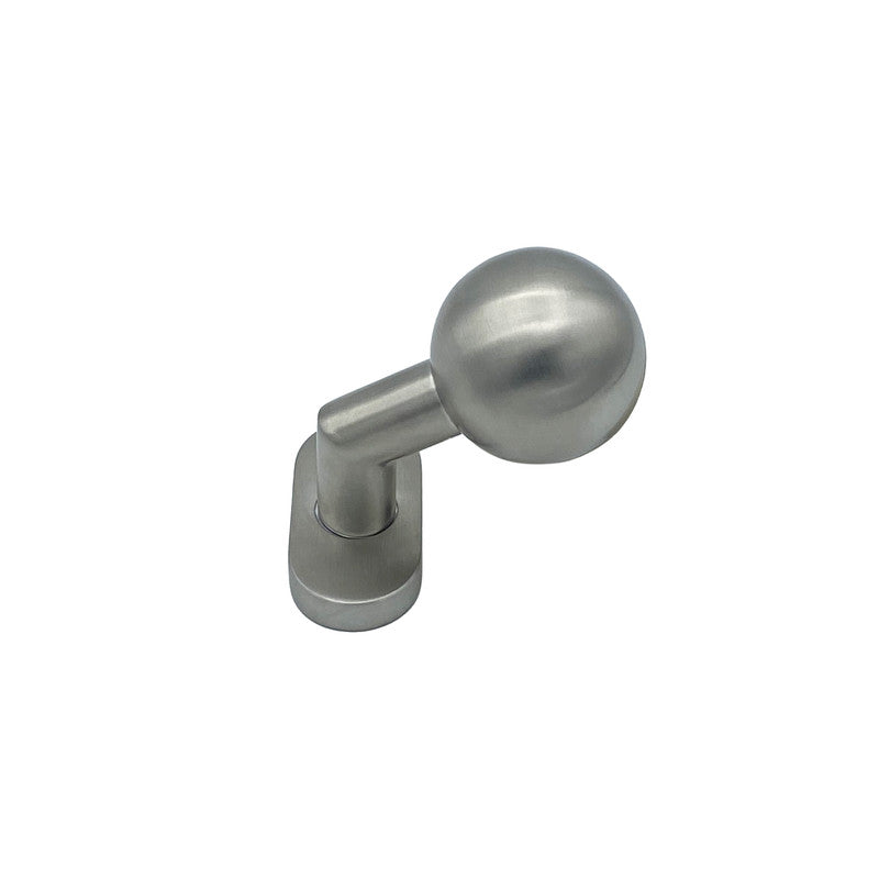 Pomolo fisso per porta SAGUATTI D69/50M in inox grigio satinato