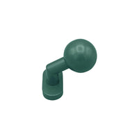 Pomolo fisso per porta SAGUATTI D69/50SA in inox verde opaco
