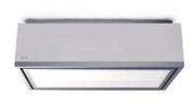Cappa a soffitto XENIA cm 120x61-Bianca, Inox - 800 m3/h