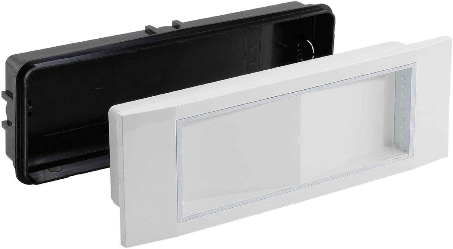 Stile in lampada di emergenza led incasso colore bianco 1499 11 watt 6h ip40