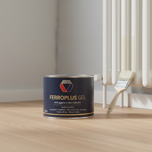 Ferroplus gel smalto sintetico antiruggine per ferro biancoperla 750 ml