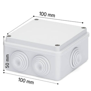 Scatole di derivazione gewiss serie 44 ce stagne in tecnopolimero ip55 *** dimensioni 100 x 100 x 50 millimetri, conf...