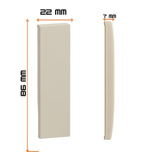 Bticino living now cover copriforo 1 modulo per supporti compatibili *** colore sabbia, confezione 1