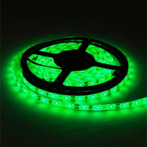 Striscia led optonica 2835 professionale 12v impermeabile ip54 5m dimmerabile *** colore verde, confezione 1