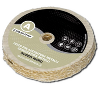 Disco Lucidatura Metalli Super Hard 100 mm in Sisal Cotone Dischi Lucidare A Specchio Alluminio Sgrossatura