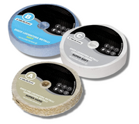 Kit 3 Disco Lucidatura 100 mm (A-B-C) In Cotone Set Lucidare A Specchio Alluminio Metalli Acciaio Inox Dischi Lucidante Per Trapano Da Mola Smerigliatrice Ottone Rame Legno Marmo Plexiglass