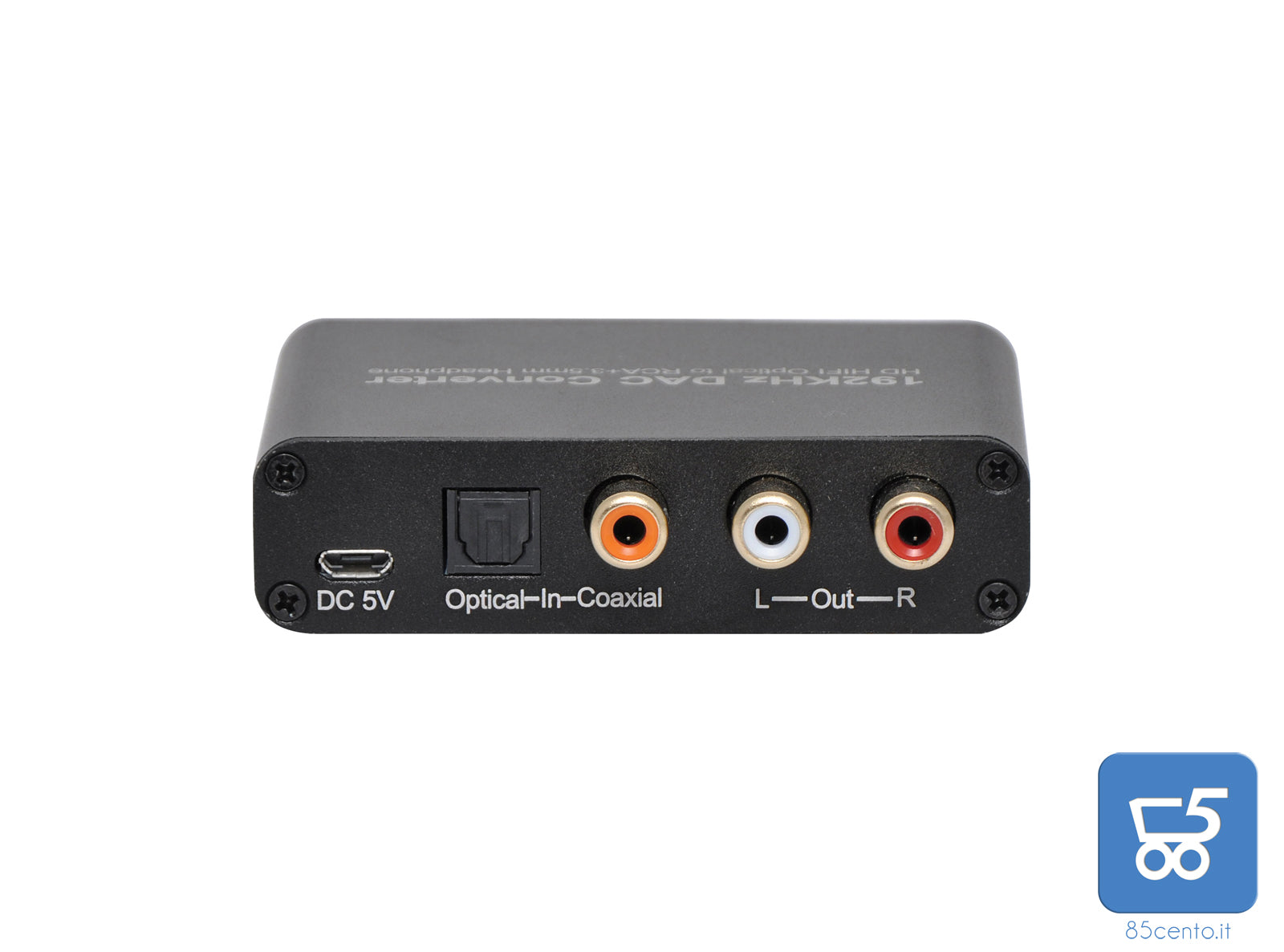 DAC Convertitore Audio Digitale 5.1 192KHz HD HIFI Optical a RCA + Jack Cuffie 3,5 mm