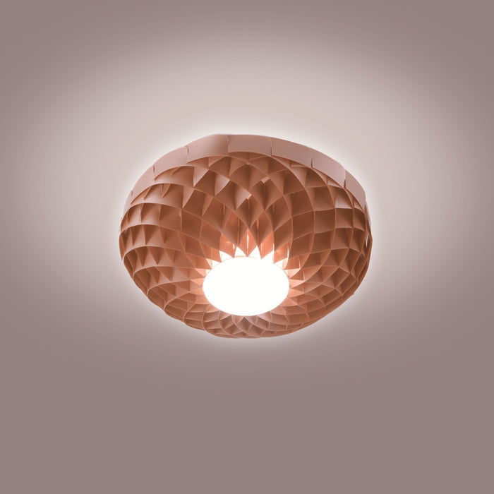 Applique Moderna Dalia Polilux ® Rame 1 Luce Led Integrato 20W 3000K