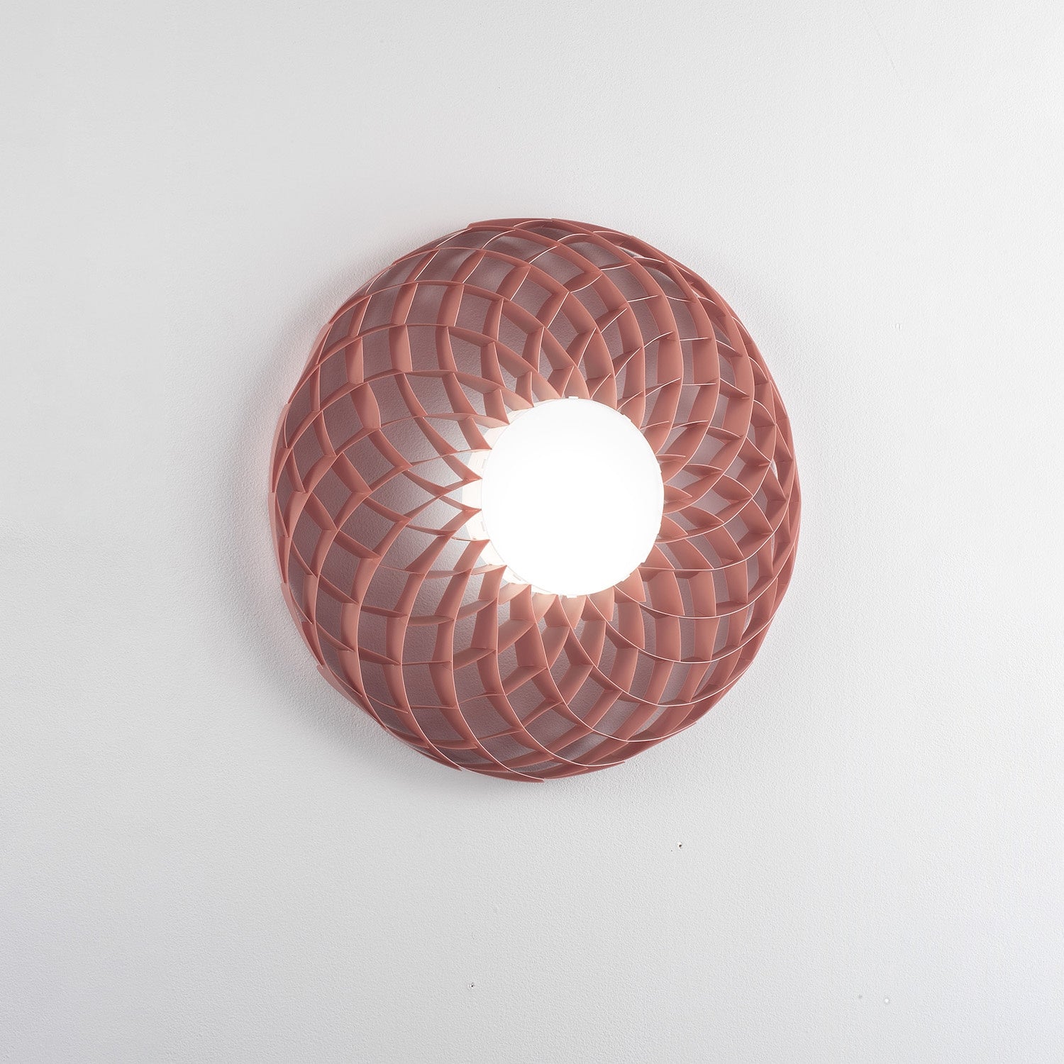 Applique Moderna Dalia Polilux ® Pink Metal 3 Luci Gx53 6,5W 3000K