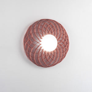 Applique Moderna Dalia Polilux ® Pink Metal 3 Luci Gx53 6,5W 3000K