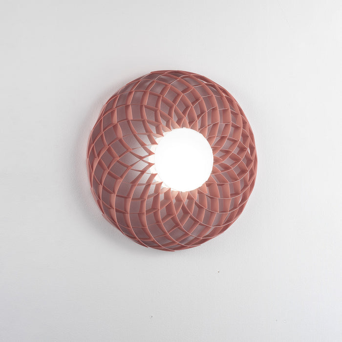 Applique Moderna Dalia Polilux ® Pink Metal 3 Luci Gx53 6,5W 3000K