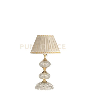 DALLAS LUMETTO ORO  E CRISTALLO 1 LUCE ATTACCO E14 H.34CM