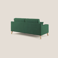 Divano 2 Posti 166x95x91 cm in Tessuto Verde