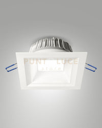 DAVOS FARETTO INCASSO BIANCO QUADRATO 30W 4000K 3080LM OPALE DIMMERABLE DALI