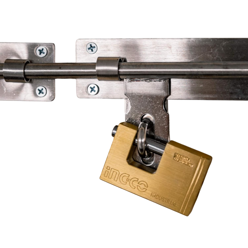 Lucchetto rettangolare ottone massiccio cilindro acciaio 3 chiavi sicurezza *** lunghezza 60 mm, confezione 1