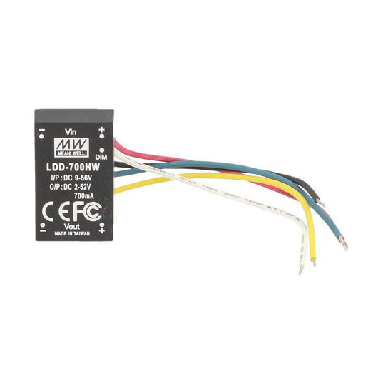 DC/DC Step Down Converter MW MEAN WELL LDD-700HW 700mA da DC9-56V a DC2-52V