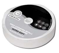 Disco Lucidatura In Cotone Super Soft 100 mm Per Lucidare A Specchio Alluminio Acciaio Inox Cromature Metalli Ottone Rame Plexiglass Da Mola Lucidante