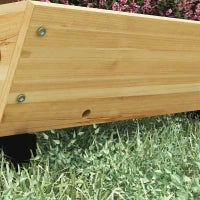 Fioriera da Esterno a 3 Livelli con 5 Strutture in Legno di Abete con Fori di Drenaggio, 75x78x77 cm